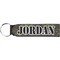 Green Camo Neoprene Keychain Fob (Personalized)