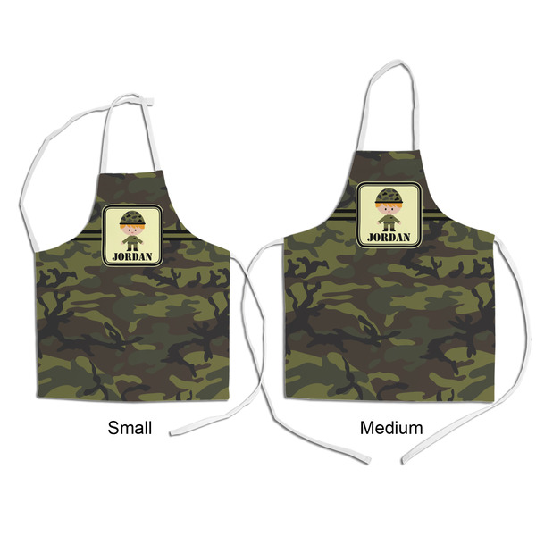 Green Camo Kid's Aprons - Comparison