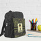 Green Camo Kid's Backpack - Lifestyle