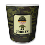 Green Camo Plastic Tumbler 6oz (Personalized)