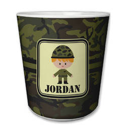 Green Camo Plastic Tumbler 6oz (Personalized)