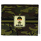 Green Camo Kitchen Towel - Poly Cotton w/ Name or Text