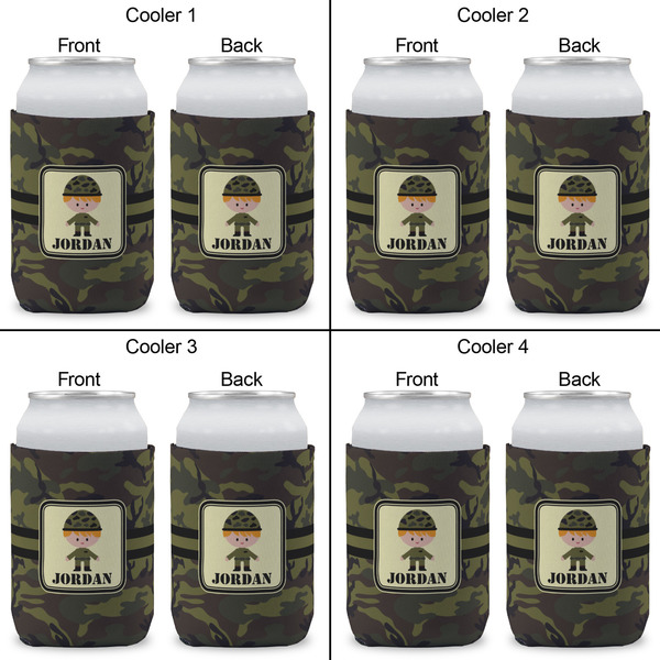 Green Camo Can Sleeve (Approval)