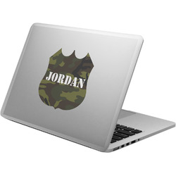 Green Camo Laptop Decal (Personalized)