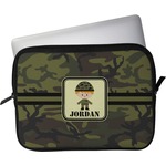 Green Camo Laptop Sleeve / Case - 15" (Personalized)