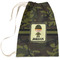 Green Camo Large Laundry Bag - Front View