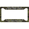 Green Camo License Plate Frame - Style A