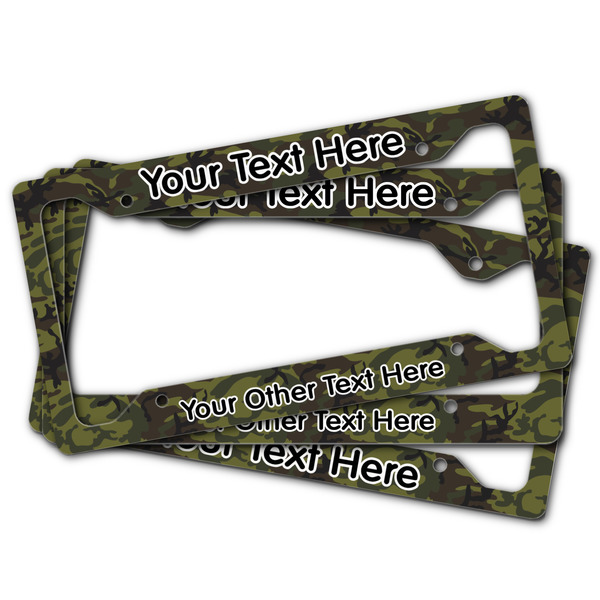 Green Camo License Plate Frames - (PARENT MAIN)