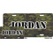 Green Camo License Plate (Sizes)