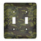 Green Camo Light Switch Cover (2 Toggle Plate)