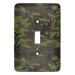 Green Camo Light Switch Cover (Single Toggle)