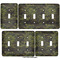 Green Camo Light Switch Covers all sizes