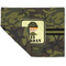 Green Camo Linen Placemat - Folded Corner (double side)
