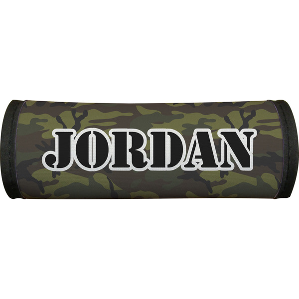 Green Camo Luggage Handle Wrap