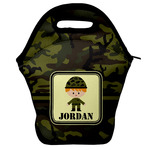 Green Camo Lunch Bag w/ Name or Text