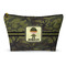 Green Camo Structured Accessory Purse (Front)