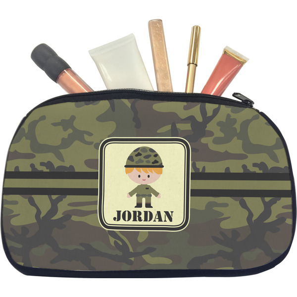 Green Camo Makeup Bag Medium