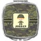 Green Camo Compact Makeup Mirror (Personalized)
