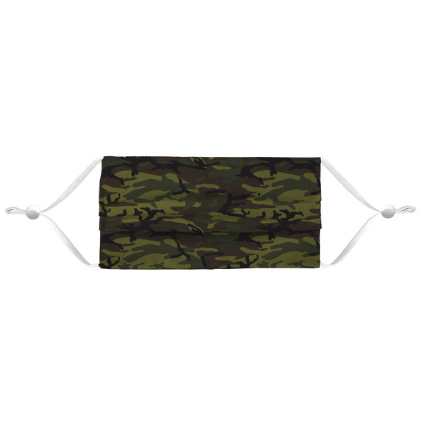 Green Camo Mask - Pleated (new) APPROVAL