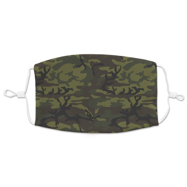 Custom Green Camo Adult Cloth Face Mask - XLarge