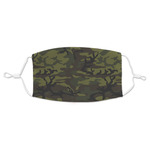 Green Camo Adult Cloth Face Mask