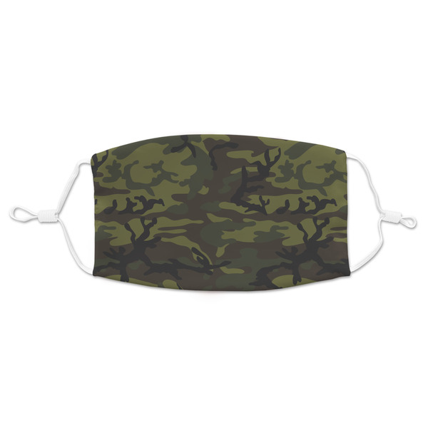 Custom Green Camo Adult Cloth Face Mask