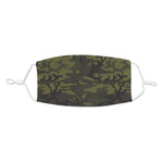 Green Camo Kid's Cloth Face Mask - Standard