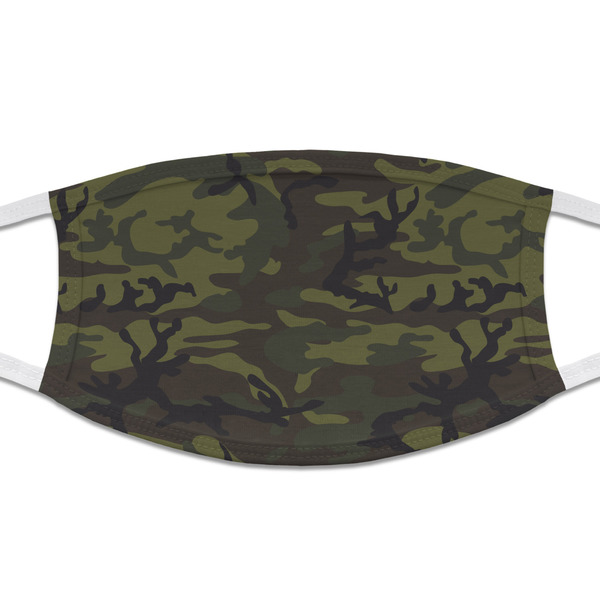 Custom Green Camo Cloth Face Mask (T-Shirt Fabric)