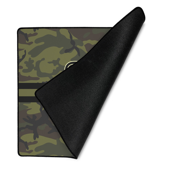 Green Camo Medium Gaming Mats - FRONT W/FOLD
