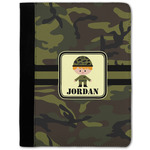 Green Camo Notebook Padfolio w/ Name or Text