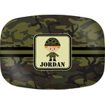 Green Camo Melamine Platter (Personalized)