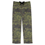 Green Camo Mens Pajama Pants - S