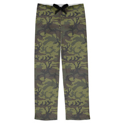 Green Camo Mens Pajama Pants - L