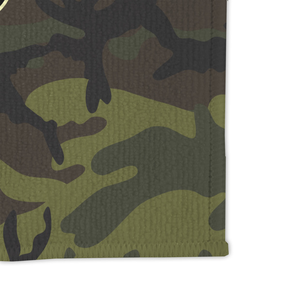 Green Camo Microfiber Dish Rag - DETAIL