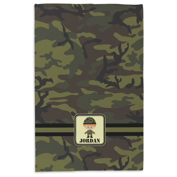 Green Camo Microfiber Dish Towel - APPROVAL