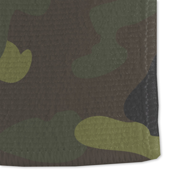 Green Camo Microfiber Dish Towel - DETAIL
