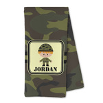 Green Camo Kitchen Towel - Microfiber (Personalized)