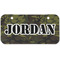 Green Camo Mini Bicycle License Plate - Two Holes