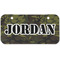 Green Camo Mini/Bicycle License Plate (2 Holes) (Personalized)