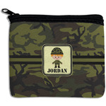 Green Camo Rectangular Coin Purse (Personalized)
