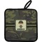 Green Camo Pot Holder w/ Name or Text