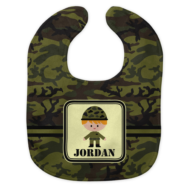 Green Camo New Bib Flat Approval