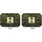 Green Camo Octagon Placemat - Double Print Front and Back