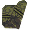 Green Camo Octagon Placemat - Double Print (folded)