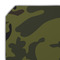 Green Camo Octagon Placemat - Single front (DETAIL)