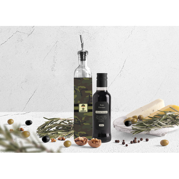 Green Camo Oil Dispenser Bottle - Lifestyle Photo