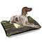 Green Camo Outdoor Dog Beds - Large - IN CONTEXT