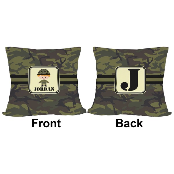 Green Camo Outdoor Pillow - 20x20