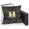 Green Camo Outdoor Pillow - 18" (Personalized)