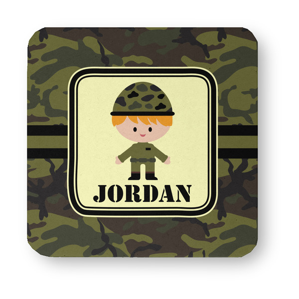 Green Camo Paper Coasters - Approval